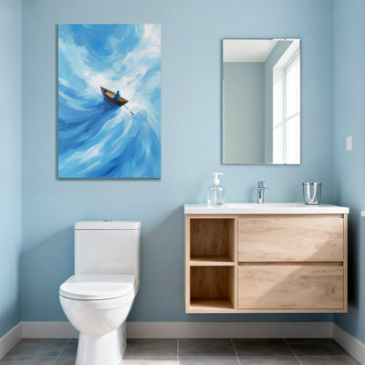 Art sur toile bleu