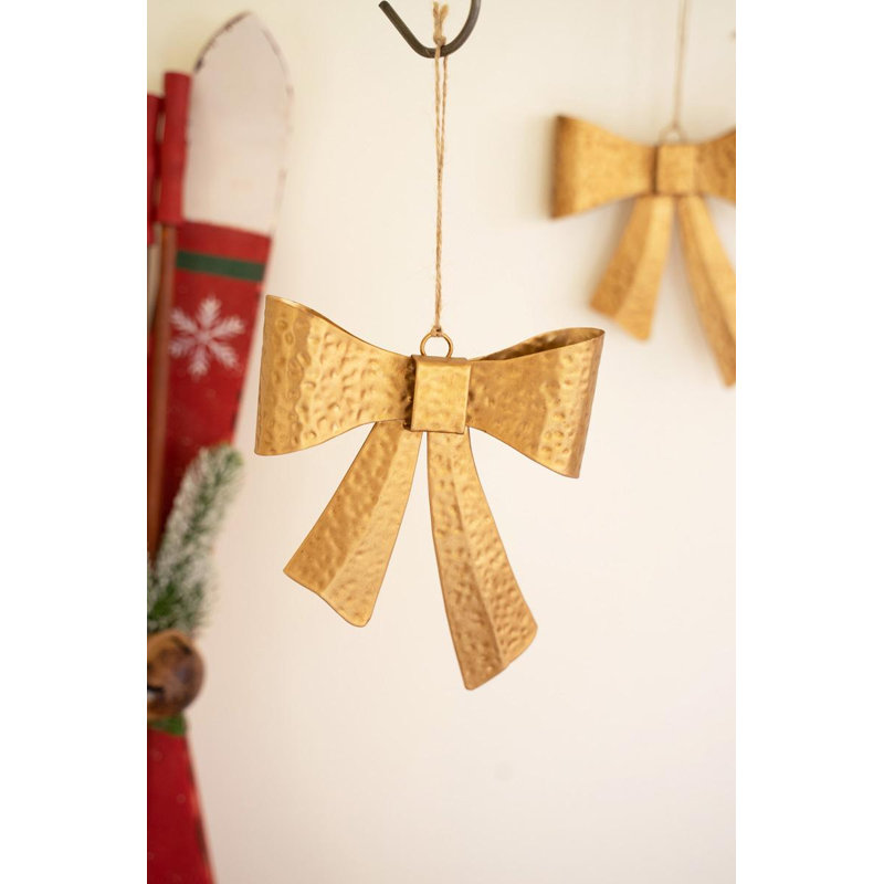 Ensemble de 6 décorations de Noël en métal Kalalou