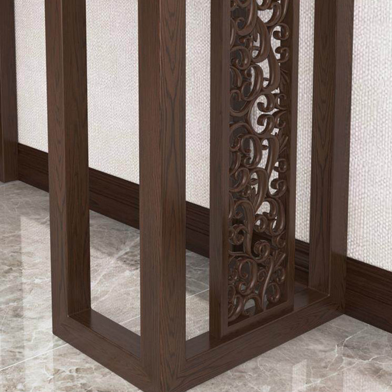 Nouvelle console en bois de style chinois, 33.4" H x 62.9" W x 14" D