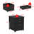 Heavy-Duty Garage Tool Cart & Mobile Parts Cabinet