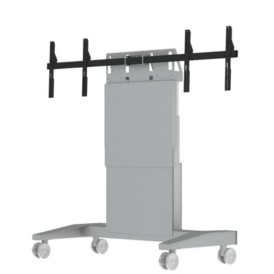 Support de plancher fixe 84 po avec écran pour 84 lb, pouvant supporter jusqu'à 290 lb