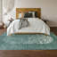 Tapis bleu sarcelle lavable à la machine Premium Cerrito-105919742