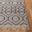Tapis géométrique en coton tissé à la main Montauk-1576223112