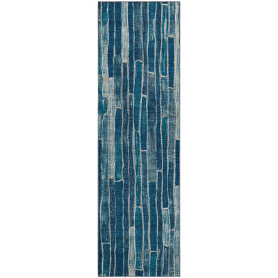 Premium Machine Washable Kumbhar AMF1301 Stripes Rug