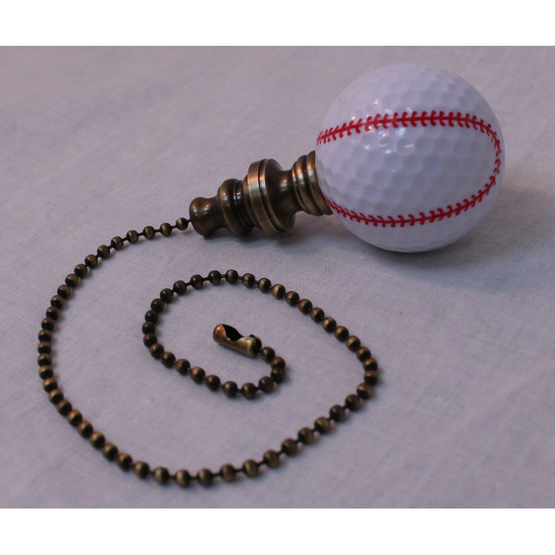 Baseball Ceiling Fan Pull Chain