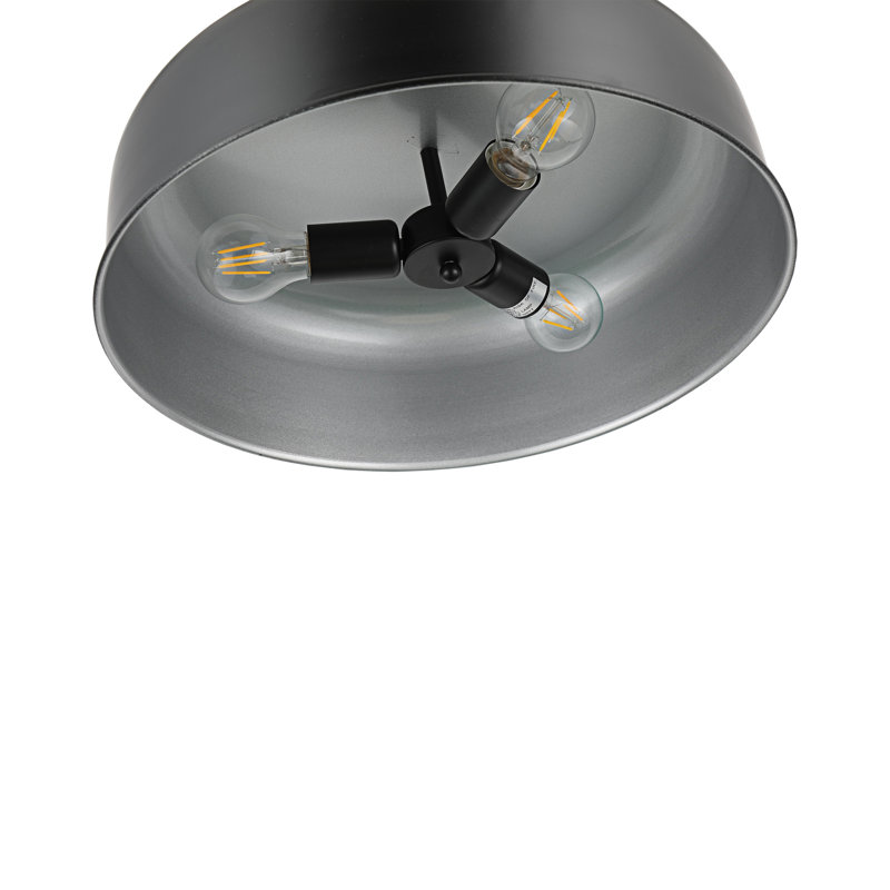 Monterey 3 - Light Black Single Pendant