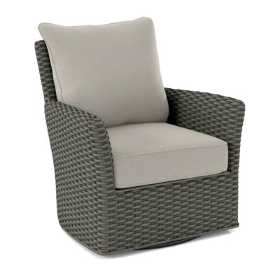 Fauteuil pivotant en polyester de 28 po de largeur Lanai