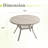 40.6’’ Outdoor Round Patio Dining Table-10463349