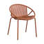 Ensemble de 2 chaises de patio empilables-1401204608