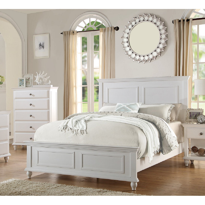 Standard Bed, Queen, White