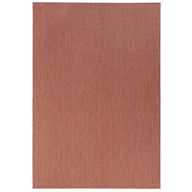 Meadow Flatweave Orange Rug, Rectangle 120cm x 170cm