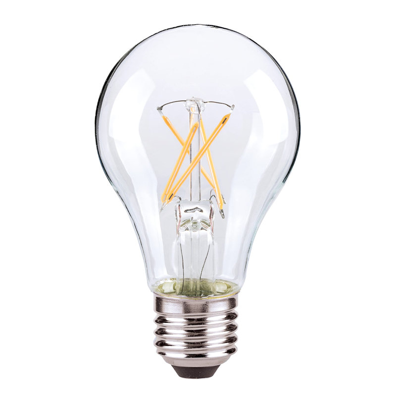 Single 7 Watt Dimmable A19 Medium (E26) LED Bulb - 800 Lumens And 2700K