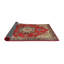 Tapis beige/gris/rouge traditionnel Pilottown-285837014