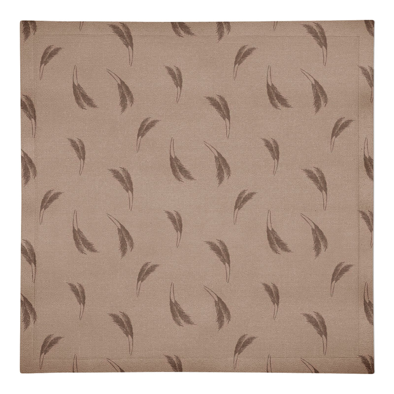 Floral Rectangle Napkin, Orange/Rust