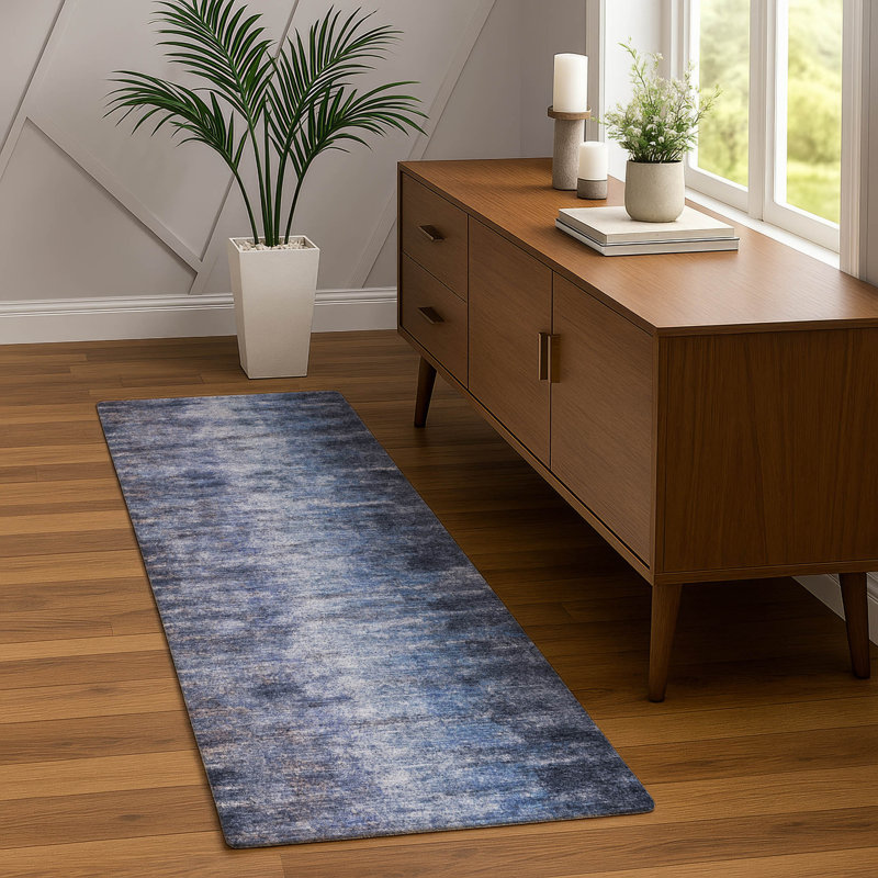 Machine Washable Indoor/Outdoor Hashlamoun ACN2318 Casual Rug, Runner 2'3" x 7'6"