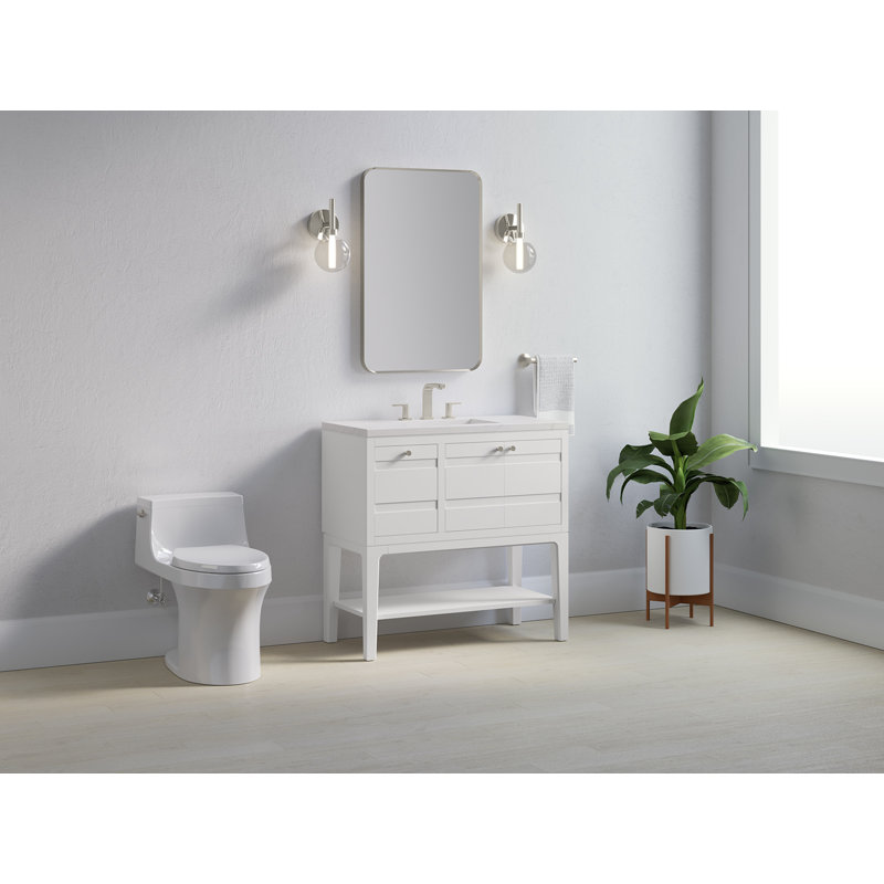 Helst 36-In Bathroom Vanity Set, White