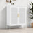 Setara 31.5 " Wide 2 - Shelf Storage Cabinet with-1916696283