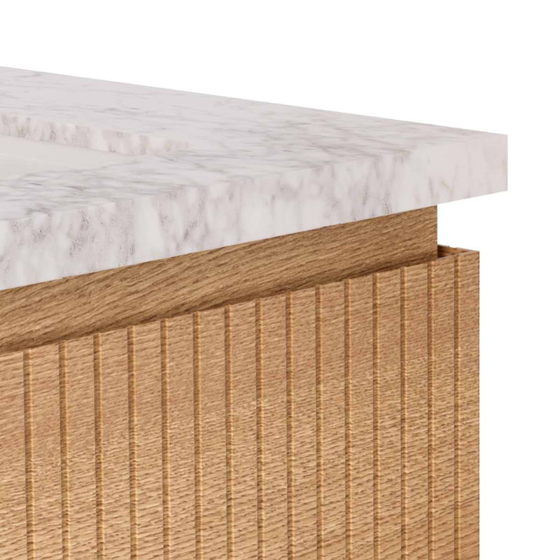 Melrose Single Vanity, White, White Ash, 36"