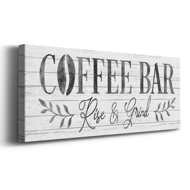Bar à café, H 8 po x l 20 po x P 1,5 po