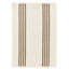 Sorrento 2x3 Handwoven Performance Stripe Ivory Fabric Rug-1188743401