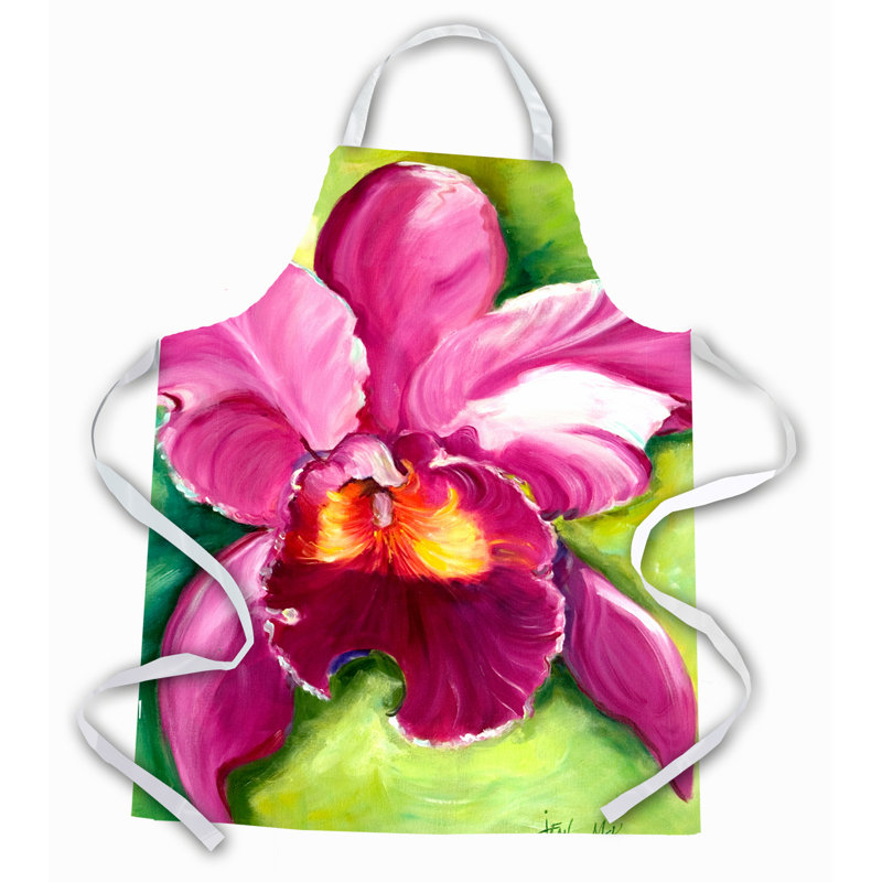 Tablier orchidée
