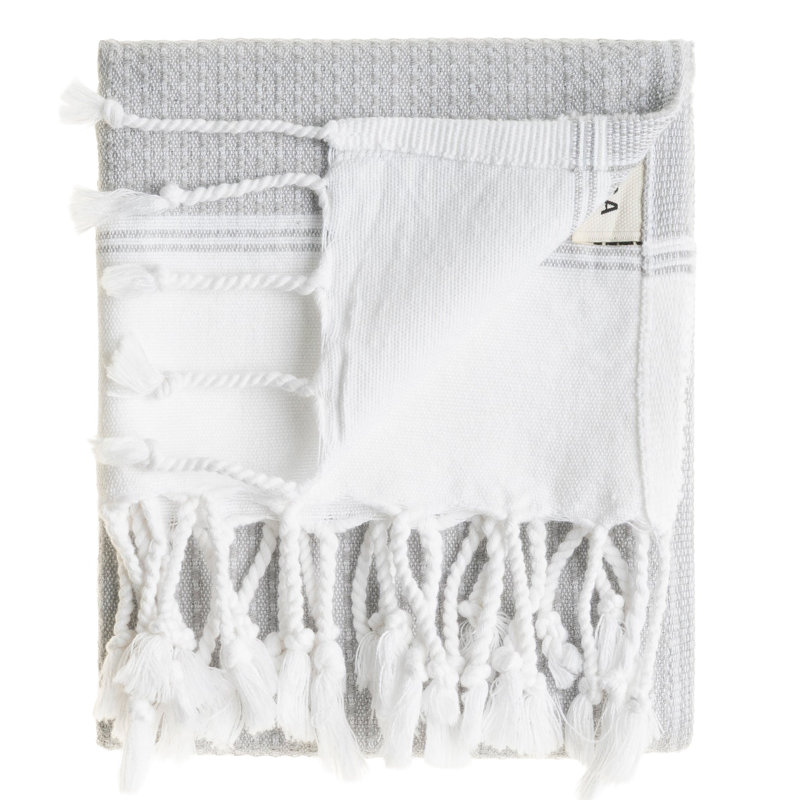 Ensemble de serviettes en coton Pria, Light Gray