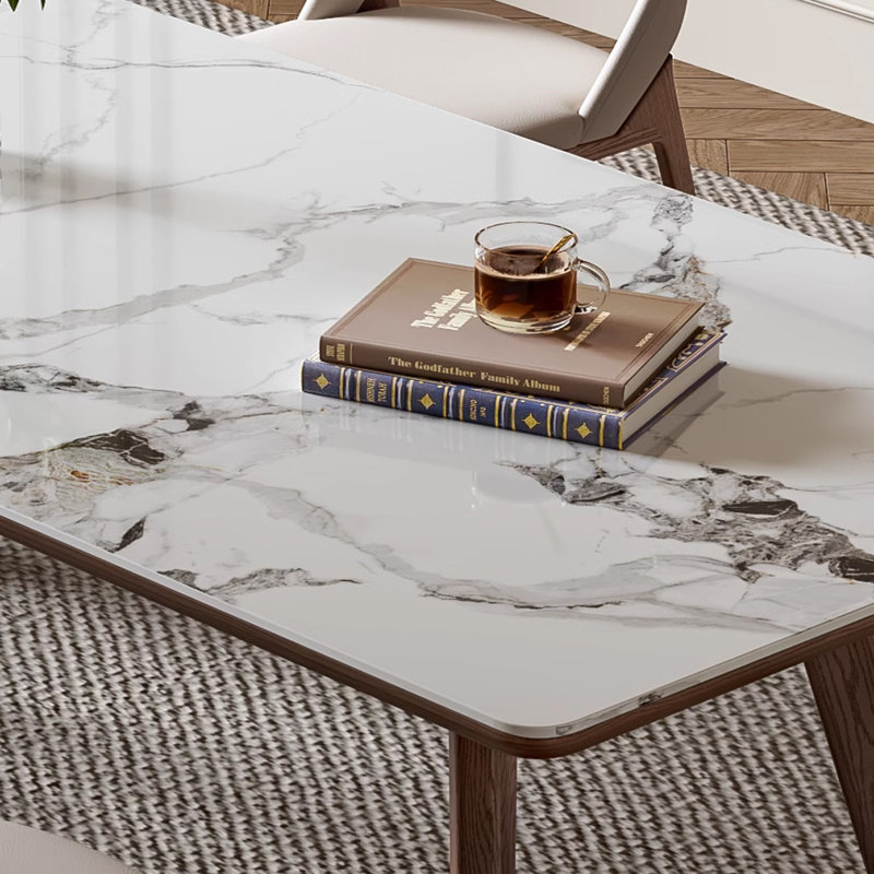 Ensemble de table de salle à manger moderne et luxueux, H 29,52 po x L 70,86 po x l 35,43 po