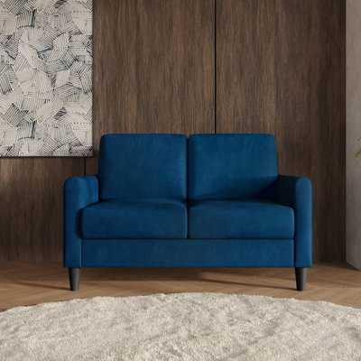 Serpa Velvet Arm Loveseat