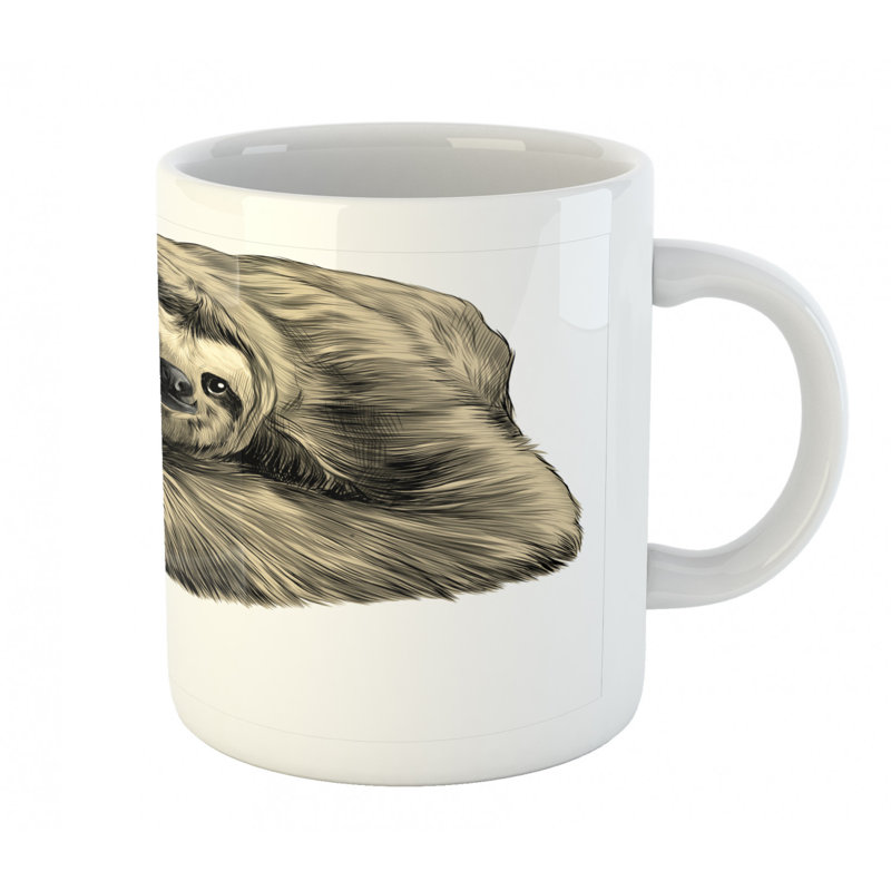 Grande tasse à café sloth