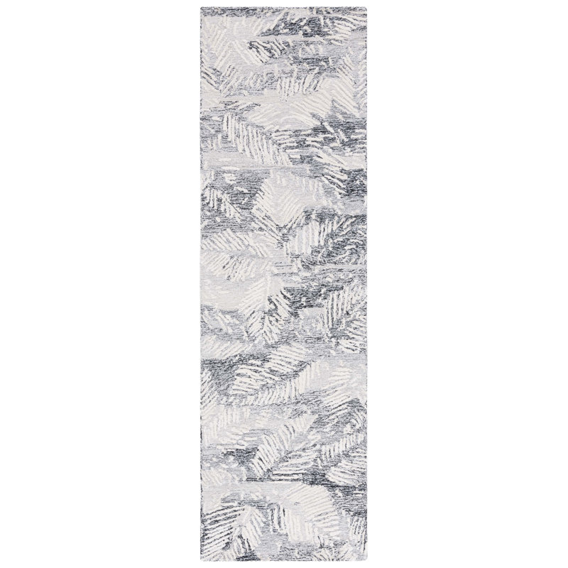 Glamour Hand Tufted Performance Floral Rug, Runner 2'3" x 8'