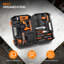 Ensemble de 46 outils sans fil 18V à perceuse sans fil 18V 1300Mah avec couple de 20Nm et boîtier en ABS-2102798295