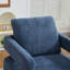 Fauteuil d'appoint pivotant revêtu de tissu bouclé-112730288