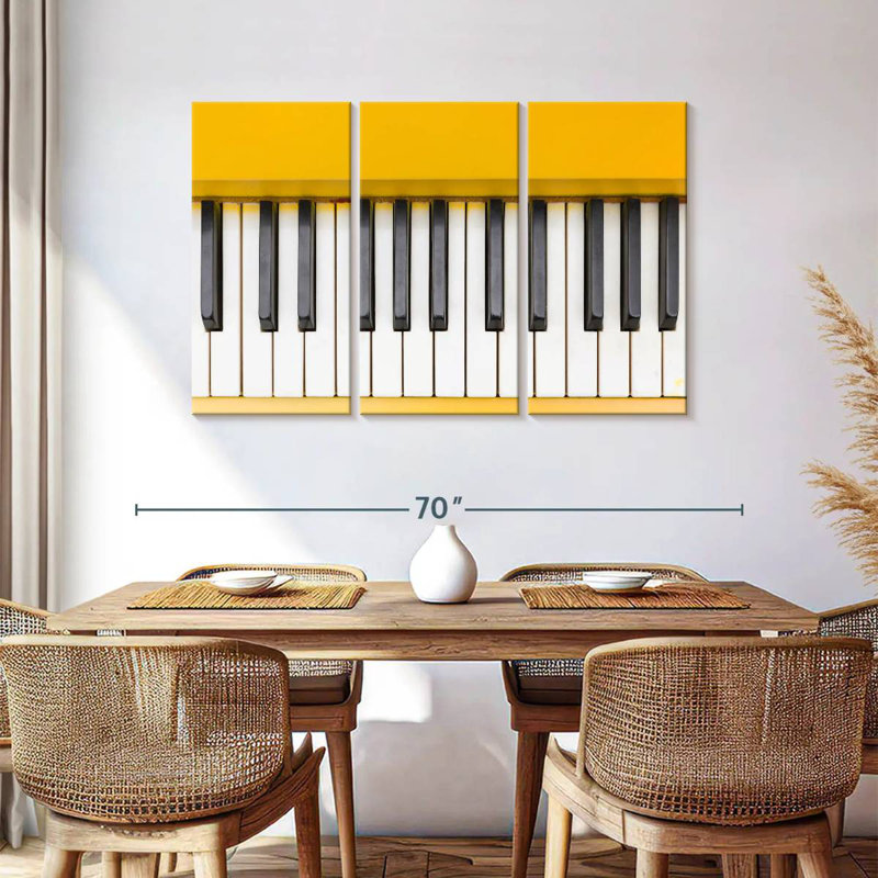Abarca Bright Piano, 36" H x 57" W