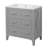 30'' Bathroom Vanity With Ceramic Sink Combo, Free Standing Single Vanity Set With 3 Drawers,  Wood Frame Bathroom Storage Cabinet, Gray-2018382376