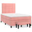  Lit sommier tapissier avec matelas rose-1312180354