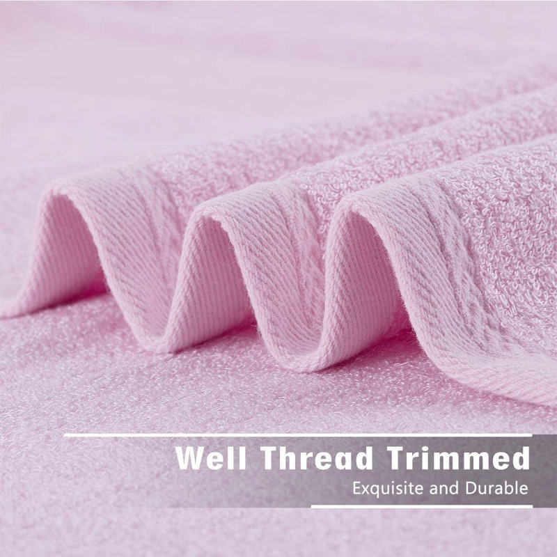 Rayon From Bamboo Bath Towel, Pink