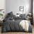 Solid Color Comforter Dark Color 3 PCs Bedding Set Deep Color Bed Comforter Set-115667178-115667186