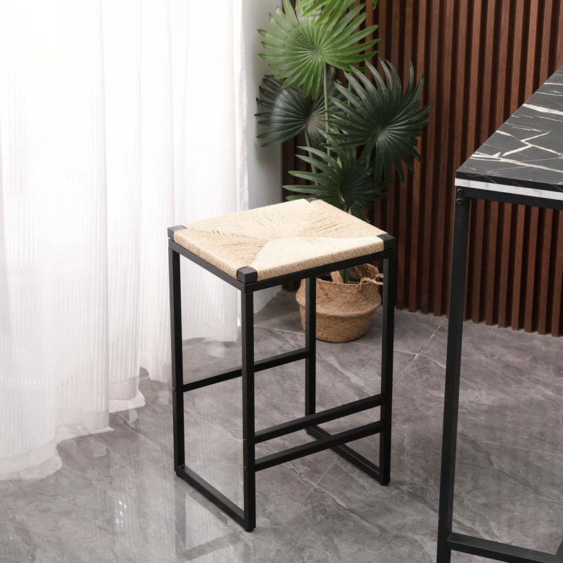 Ensemble de tabourets de bar rembourrés en papier