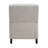 Modern Home Furniture Reclining Chair 1Pc Sand-Color Textured Fabric Upholstered Nailhead Trim Solid Wood Frame Self-Reclining Motion Chair-1377762641