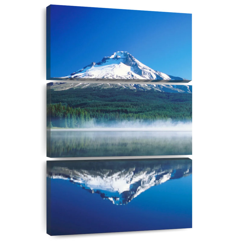 Alvord Mount Hood In Trillium Lake, 38" H x 24" W