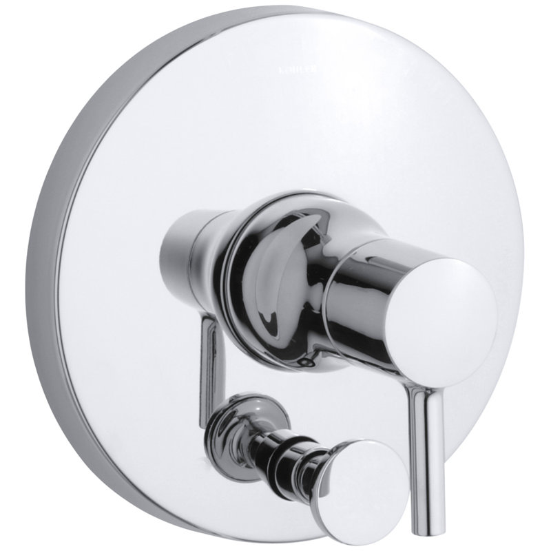 Toobi® Rite-Temp Valve Trim with Diverter, Valve Not Included, Polished Chrome