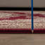 Tapis rouge 7 pi 10 po x 10 pi 6 po Rouge-1192772928