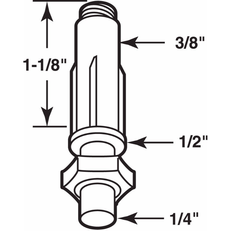 Prime-Line Bi-Fold Door Adjustable Bottom Pivot