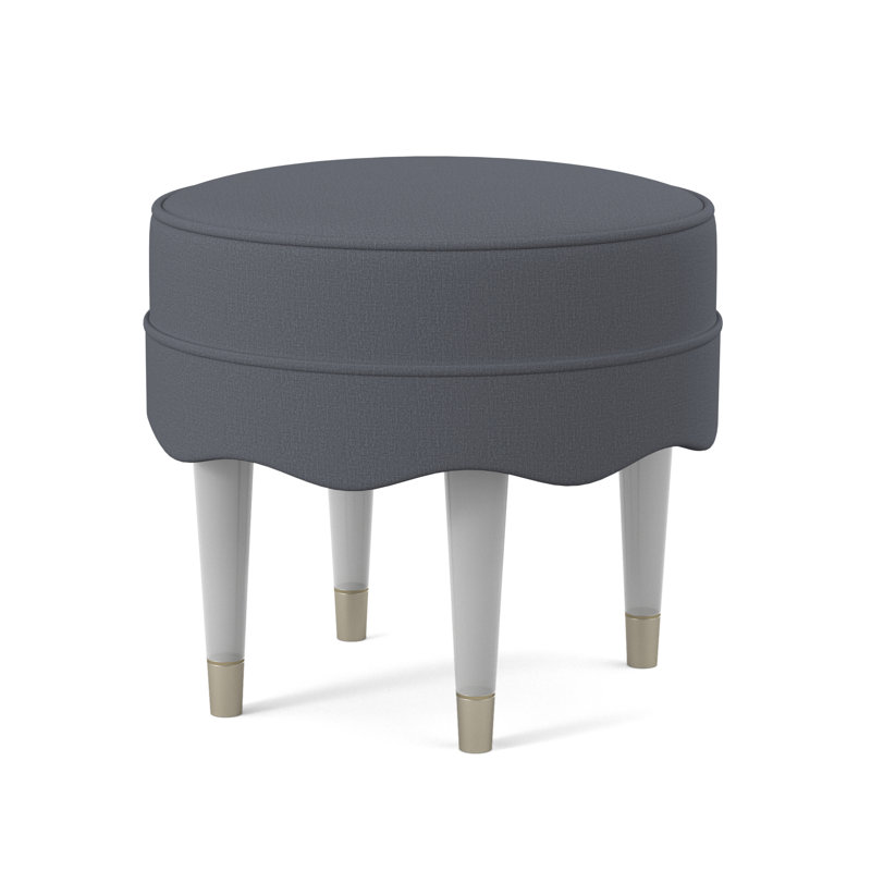 Ripple Round Ottoman, Elise Harbor