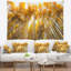Forêt, forêt, bambou et tapisserie jaune-28508752
