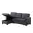 Klotilda Upholstered Sectional Sofa, Sofa Bed, Sofa Sleeper, Pull Out Sofa, Convertible Sofa (chaise can be left or right)-300630959