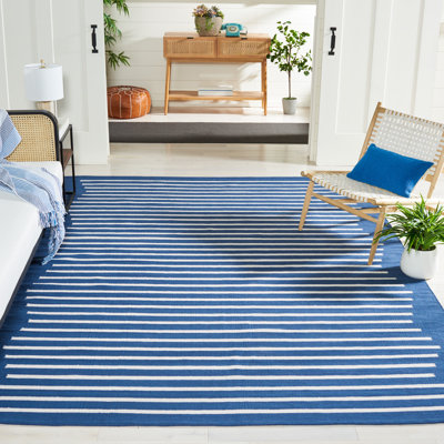 Estyn Hand Woven Cotton Striped Rug