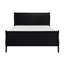 Lit-bateau pleine grandeur Vele, style Louis Philippe, noir bruni-124561815-124561816