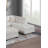 Sectional sofa with chaise longue and footstool