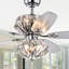 Ventilateur de plafond 52 pales en cristal 52 po avec télécommande et ensemble d'éclairage inclus Worland